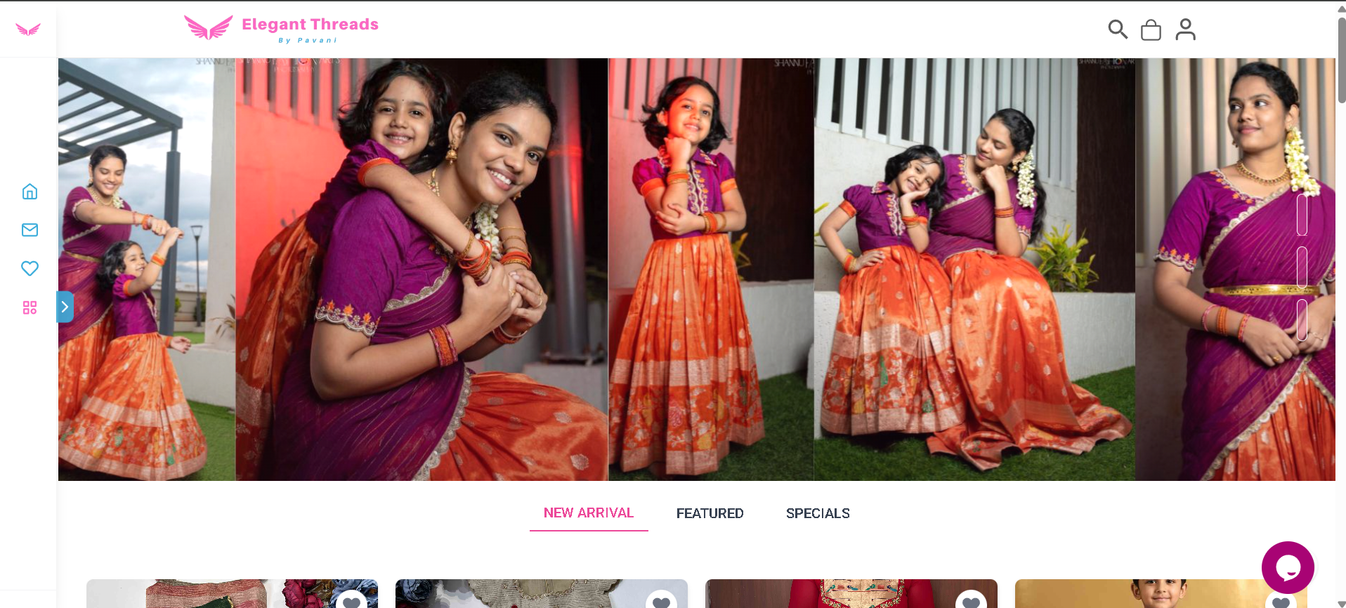 Elegant threads by Pavani